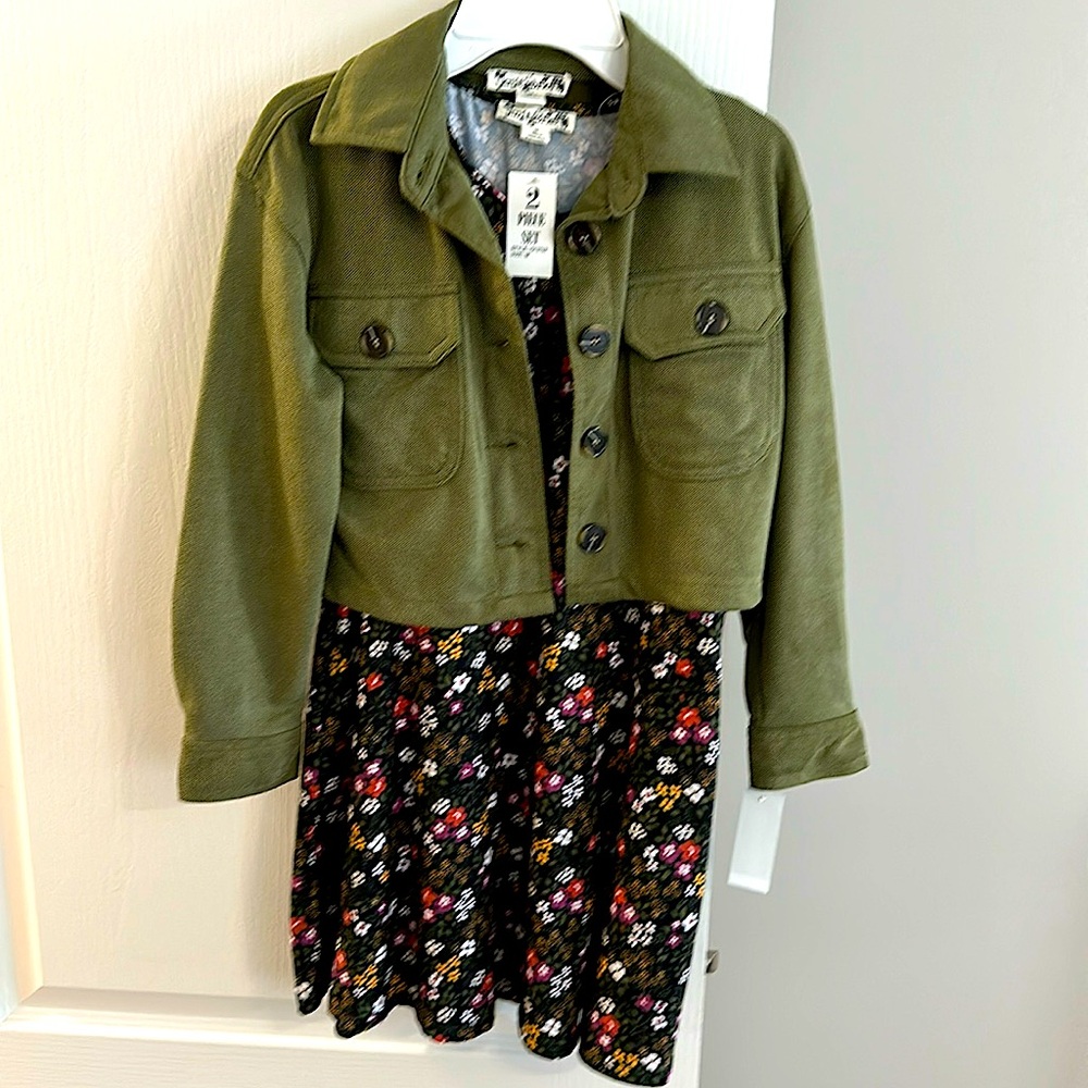 NWT 2-piece Girl’s Knitworks Dress & Jacket